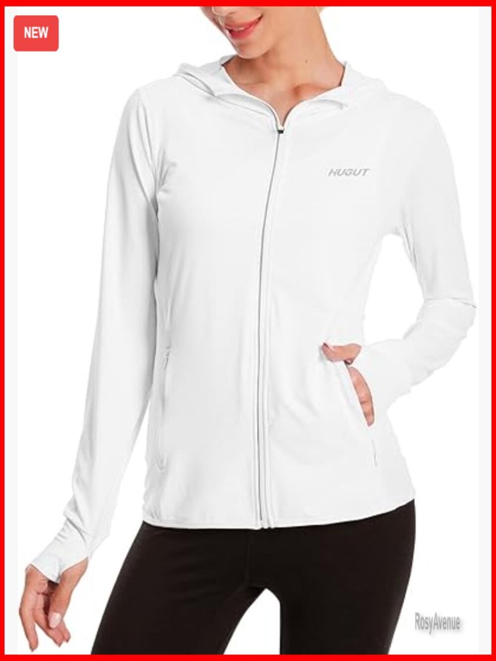 UPF 50+ Sun Protection UV Jacket Zip Up Hoodie Long Sleeve Hiking Fishing SPF